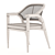 Elegant Wormley Dining Chair 3D model small image 4