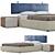 Presotto Delfi Bed v2: Italian Design Luxury 3D model small image 2