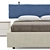 Presotto Delfi Bed v2: Italian Design Luxury 3D model small image 4