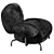 Edra Cipria Armchair: Elegant Italian Design 3D model small image 4