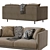 Modern Italian Arlott High Sofa 3D model small image 5