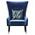 Elevate Comfort with Favarro 2 Armchair 3D model small image 2