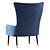 Elevate Comfort with Favarro 2 Armchair 3D model small image 4