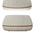 Contemporary Onvi Ottoman: Elegant and Stylish 3D model small image 2