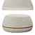 Contemporary Onvi Ottoman: Elegant and Stylish 3D model small image 3