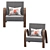 Missoni Home Grandma Armchair: Vintage Chic Comfort 3D model small image 3