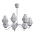 Sleek Swedish Ceiling Lamp: ASEA 3D model small image 2