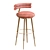 Betsi Bar Chair - Stylish and Versatile Seating Solution 3D model small image 1