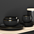 Modern Kitchen Accessories Set 3D model small image 10