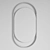 Elegant Oval Mirror 3D model small image 2