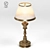 Versatile Fabric Metal Lamp 3D model small image 11