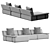 Elegant Olta Sofa: Stylish Comfort 3D model small image 2