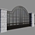 Elegant Iron Gates - Enhance Your Entrance 3D model small image 3
