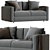 Ditre Italia Freedom Sofa 3D model small image 1