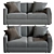 Ditre Italia Freedom Sofa 3D model small image 2