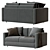 Ditre Italia Freedom Sofa 3D model small image 4