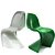 Stylish and Sturdy Panton Chair 3D model small image 3