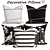 Decorative Pillows Set - Stylish Home Accents 3D model small image 1