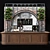 Premium Café Counter with Equipment & Décor 3D model small image 1