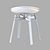 Modern Round Table | D485mm H500mm 3D model small image 2