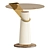 Elegant Eclipse Side Table: Italian Craftsmanship 3D model small image 5