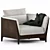 Versatile Modular Armchair 3D model small image 2