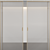 Embossed Sliding Glass Doors 3D model small image 3