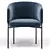 Sleek Bonnet Dining Chair: Timeless Elegance 3D model small image 3