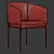 Sleek Bonnet Dining Chair: Timeless Elegance 3D model small image 5