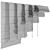 Elegant Roman Blinds: High-Quality 3D Models 3D model small image 5