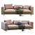 Modern Flexform Campiello Sofa 3D model small image 1