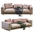 Modern Flexform Campiello Sofa 3D model small image 7