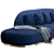 Grilli Space Sofa: Stylish, Versatile, and Luxurious 3D model small image 2
