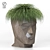 Adan Stone Face Planter 3D model small image 1