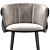 Sleek Kinter Armchair 3D model small image 5