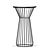 Lily Bar Stool Table: Stylish and Functional 3D model small image 3