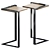 Sleek Modern Bar Stool 3D model small image 1