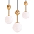 - Minimalist Opaline Glass Pendant  3D model small image 1