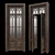 Elegant Double Door, 2900-3000x1050-1250mm 3D model small image 2