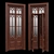 Elegant Double Door, 2900-3000x1050-1250mm 3D model small image 3