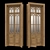 Elegant Double Door, 2900-3000x1050-1250mm 3D model small image 4