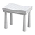 Minimalist Scandinavian Stool 3D model small image 2