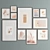 Versatile Art Frame Collection: 11 Frames in 6 Materials 3D model small image 2