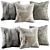 Chic Cushions for Elegant Decor 3D model small image 1