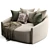 Marilyn Media Lounger: Stylish and Comfortable 3D model small image 5