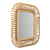 Rattan Square Mirror La Redoute 3D model small image 2