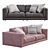 Flexform LUCIEN 2013 Sofa: Stylish & Versatile 3D model small image 6