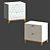 Stylish Como Furniture Set 3D model small image 1