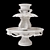 Elegant Marble Fountain: 2017 Corona Render 3D model small image 5