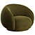 Elegant Julep Armchair: Tacchini's Perfect Blend of Style and Comfort 3D model small image 1